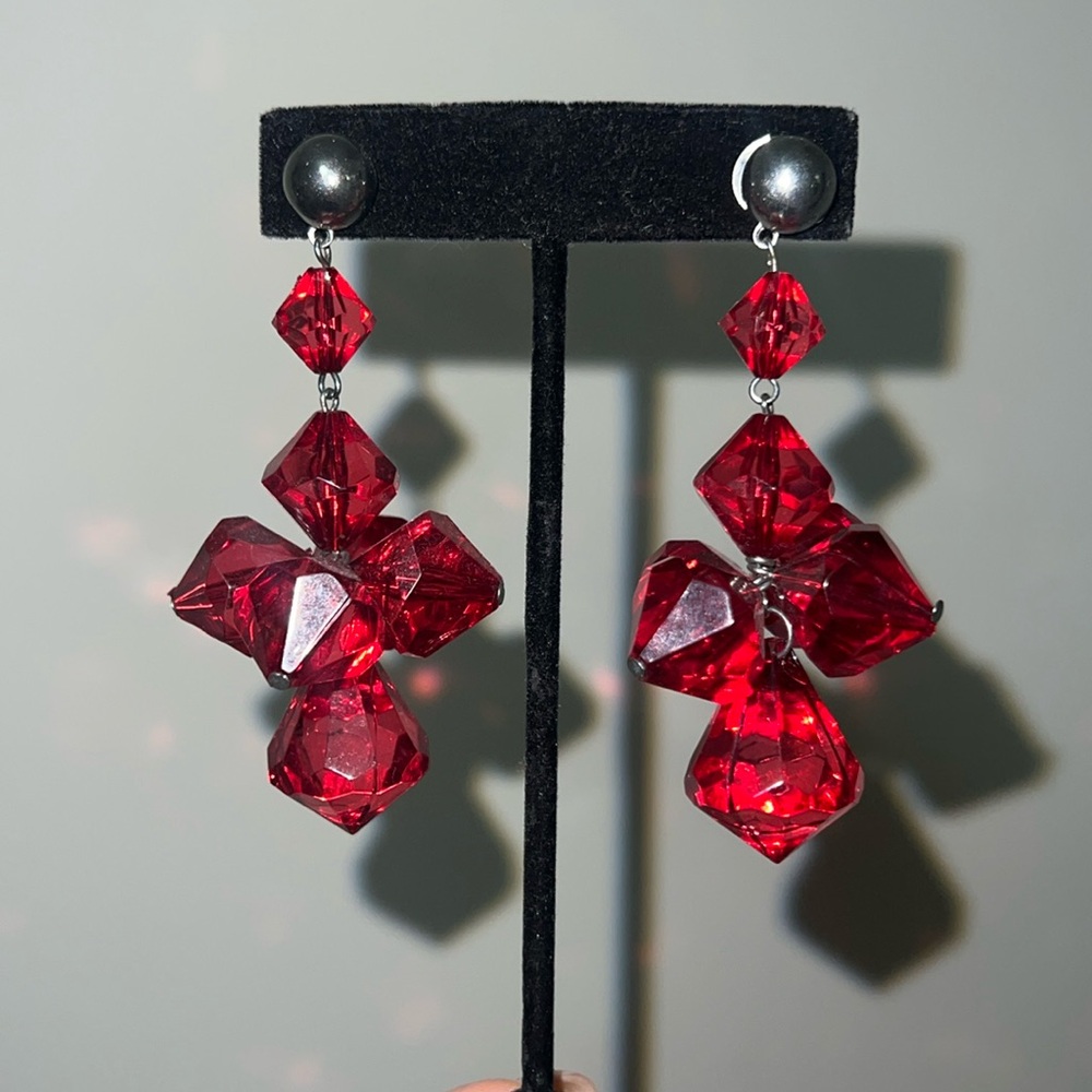 Vintage statement earrings